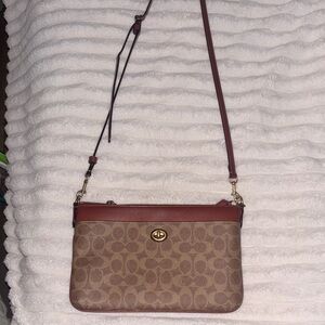 Brown Leather Crossbody Bag